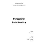 Research Papers 'Professional Teeth Bleaching', 1.