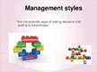 Presentations 'Managment Style', 3.