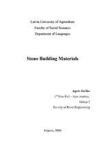 Research Papers 'Stone Building Materials', 1.