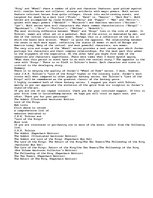 Essays 'Kings of Fantacy', 3.