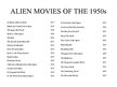 Presentations 'Films About Aliens in 1950s', 15.