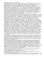 Essays 'Collaborative Practice in Health Care', 1.