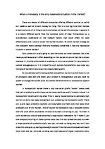 Essays 'When a Monopoly Is the Only Reasonable Situation in the Market?', 1.