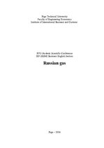 Research Papers 'Russian Gas', 1.