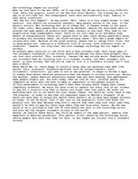 Essays 'This essay is about the way in which technology has shaped our society', 1.