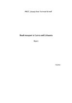Summaries, Notes 'Road Transport in Latvia and Lithuania', 1.