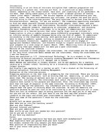 Essays 'Interview Report', 1.