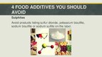 Presentations 'Food Additives', 13.