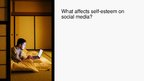 Presentations 'Can the Use of Social Media Lower Teens’  Self-esteem?', 4.