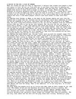 Essays 'Do they get their own dreams ?', 1.