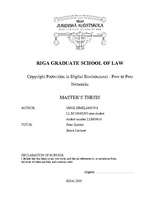 Term Papers 'Copyright Protection in Digital Environment - Peer to Peer Networks', 1.
