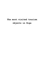 Research Papers 'The Most Visited Tourism Objects in Riga', 1.