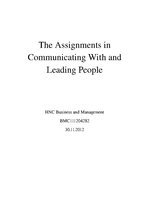 Research Papers 'Communicating With and Leading People', 1.