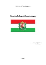 Essays 'Korai iskolaelhagyás Magyarországon', 1.
