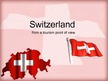 Presentations 'Switzerland from a Tourism Point of View', 1.