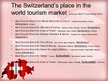 Presentations 'Switzerland from a Tourism Point of View', 3.