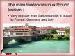 Presentations 'Switzerland from a Tourism Point of View', 8.
