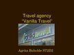 Presentations 'Travel Agency "Vanilla Travel"', 1.