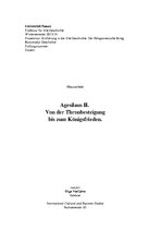 Research Papers 'Agesilaus II. Von der Thronbesteigung bis zum Königsfrieden', 1.