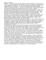 Essays 'Behavior Therapy', 1.