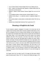 Research Papers 'English in the Southern United States', 8.