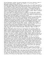 Essays 'Hamlet, why he delayed revenge of Claudius.', 1.