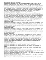 Essays 'Environmental Impacts', 1.