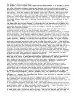 Essays 'Evolution: The Debate of Science and Religion', 1.