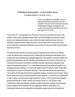 Research Papers 'Trafficking in Human Beings – a Way of Modern Slavery', 1.