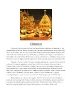 Essays 'Christmas', 2.