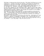 Essays 'Technology.', 1.