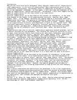 Essays 'Lateral and Vertical Communication', 1.