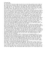 Essays 'A Strange Day', 1.