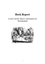 Research Papers 'Lewis Caroll "Alice’s Adventures in Wonderland". Book Review', 1.