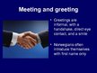 Presentations 'Business Etiquette and Business Contacts in Norway', 9.