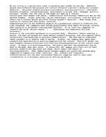 Essays 'Global Essay', 1.