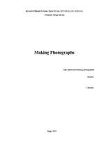 Summaries, Notes 'Making Photographs', 1.