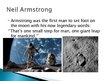Presentations 'Achievement in History - Human on the Moon', 5.