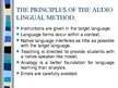 Presentations 'Audio-Lingual Method', 6.