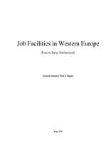 Research Papers 'Job Facilities in Western Europe', 1.