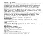 Essays 'Structure of a Presentation', 1.