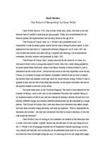 Essays 'Book Review - "The Picture of Dorian Gray" by Oscar Wilde', 1.