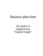 Summaries, Notes 'The Market of English Books "English Delight"', 1.