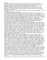 Essays 'Controversial - the Prohibition of Marijuana', 1.