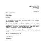 Samples 'Business Letters in English', 1.