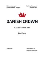 Term Papers 'Danish Crown', 1.