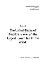 Research Papers 'The United States of America - one of the Largest Countries in the World', 1.