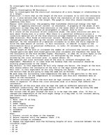 Summaries, Notes 'Physics Investigation as to what Factors Affect Resistance in a Circuit ', 1.