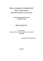 Summaries, Notes 'Main Treaties of European Union', 1.