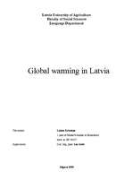 Research Papers 'Global Warming in Latvia', 1.
